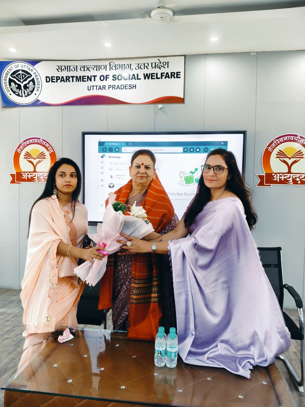 Vinaywings foundation members during a community outreach event